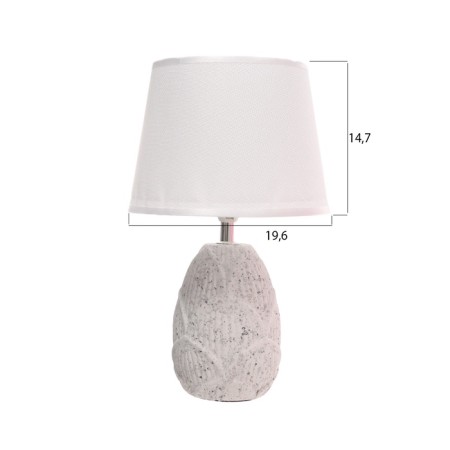 Table lamp "Leaves" 1x40W E14 white 20x20x34cm-5