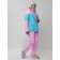Ski suit, size 42, purple color