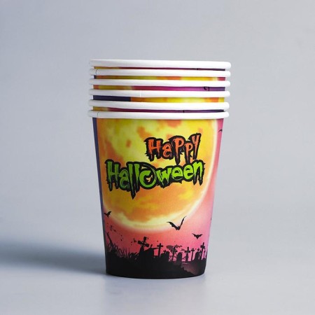 A glass of paper "Black Castle", 6 pcs.-1
