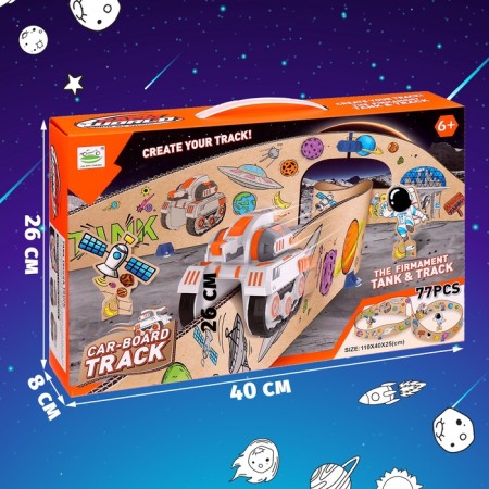 The Paratky Automobile Track, several assembly options, works from batteries-8