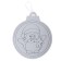 Christmas tree decoration for painting "Cutie" 4 pcs., Brush