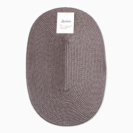 Serving shade "Oval", central-brown, 45*30 cm-2