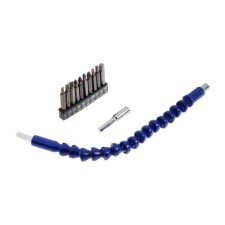 Set of bit with a flexible extension cord of the tundra, ph-sl-pz-tx, 50 mm, 12 items