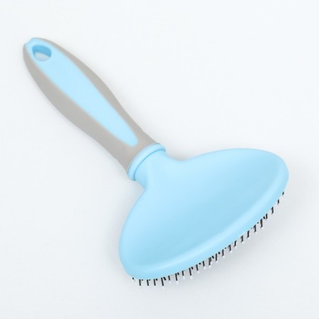 Pucker -plastic pudders soft with rounded teeth, medium, 9.5 x 16.5 cm, blue-2