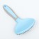 Pucker -plastic pudders soft with rounded teeth, medium, 9.5 x 16.5 cm, blue