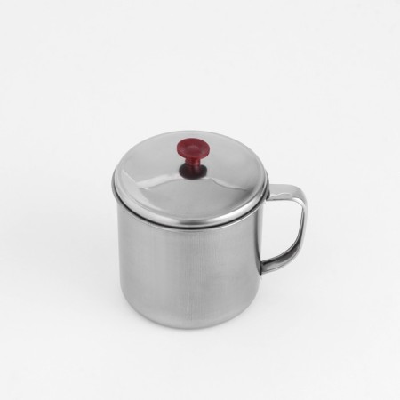 A stainless steel mug with a Western lid, 620 ml, chrome color-1
