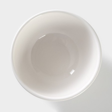 Saladnik porcelain shade White Label, 400 ml, D = 12.5 cm, white color-1