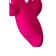 Vibroostimulator 3 in 1 Jos Tripling, 21 cm, silicone, pink color