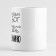 Ceramic mug "Eugene. Cat ", 320 ml, white color