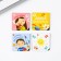 Magnetic bookmarks for books in the postcard "Best Educator", 4 pcs