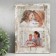 Photo frame wood, PVC in 2 photos 10x15 cm "Shebbi" white 2x21x30 cm