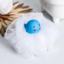 Baby washcloth for bathing, color and pattern mix