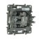The socket TV Legrand Etika 672351, single, hidden, 2DB, type "Zvezda", ivory
