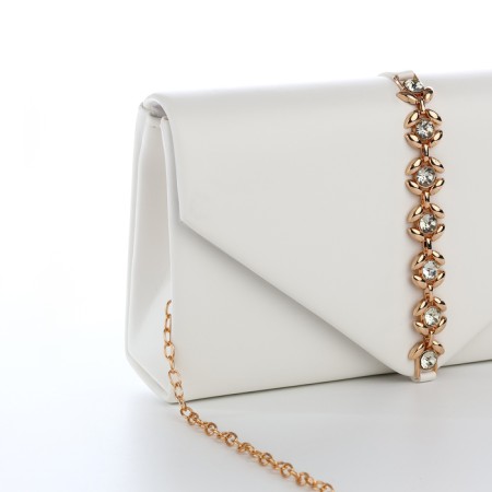 Female bag on a magnet, white color-3