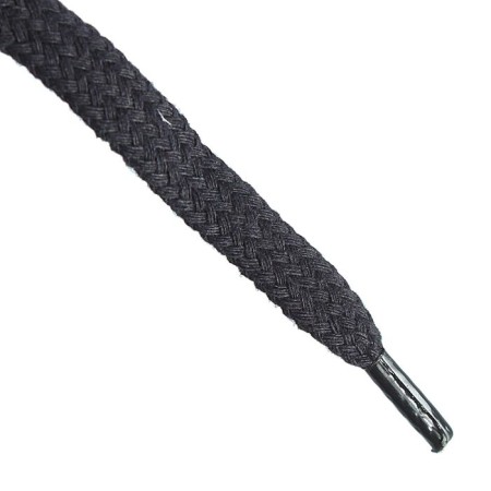 Shoes for shoes are flat, with impregnation, d = 7mm, 90cm, black color-1