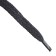 Shoes for shoes are flat, with impregnation, d = 7mm, 90cm, black color