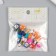 Beads for the creativity of PVC "Funny animals" set 25 pcs mix 0.5x0.9x0.9 cm