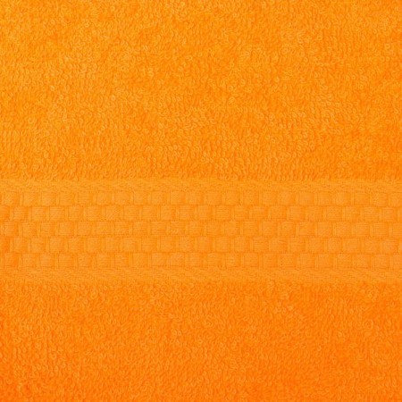 Tensor of a terry smooth -red “economy” 70x130 cm, color orange color-1