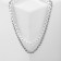Beads with pearls "Olympia" environment, color silver, 45cm