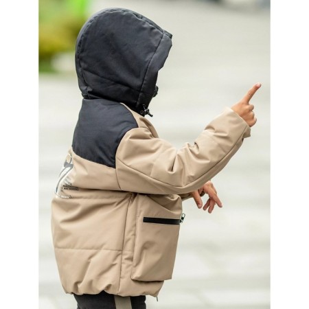 Boy jacket, height 140 cm, Latte color-5