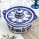Equipment stand "Eastern Railway", Gzhel, Porcelain, 25x11 cm