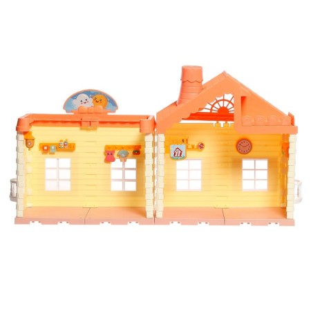 House for dolls "Cottage" with a doll and accessories-3
