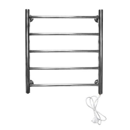 Domoterm electric heated towel rail "Aurora" 109-5, 500 x 600 mm, 5 crossbars, right