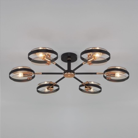 Ceiling lamp in the style of loft Gallo, 60W, E14, 85x85x18.5 cm