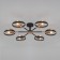 Ceiling lamp in the style of loft Gallo, 60W, E14, 85x85x18.5 cm
