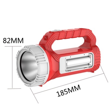 Flight battery flashlight, 5+1 W, 800 mAh, LED, COB, 18.5 x 8.2 cm-1