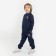 Set for a boy (jumper, cocoon), dark blue color, height 98 cm