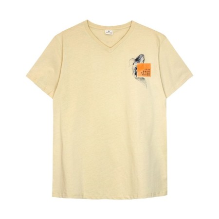 Male T -shirt, size 48, sandy color-3