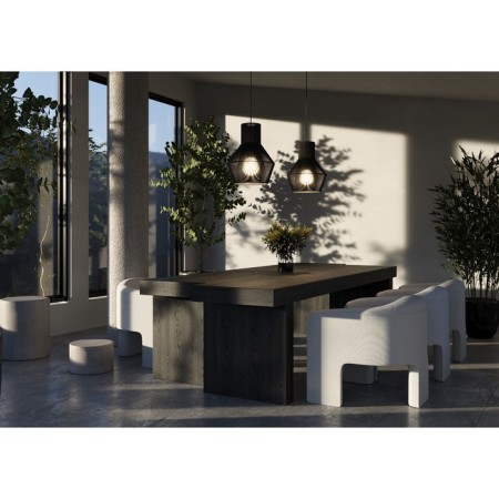 Suspended lamp Freya Fr5405PL-01B Cottage, 360x360x450 mm, E14, 1x40W, black color-2
