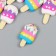 Decor for creativity Plastic "Eskimo with sprinkling" MIX 3.4x2.8x0.7 cm