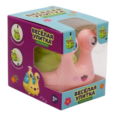 Developing Funky Toys toy "Fun Snail", with an inertial mechanism, mix-8