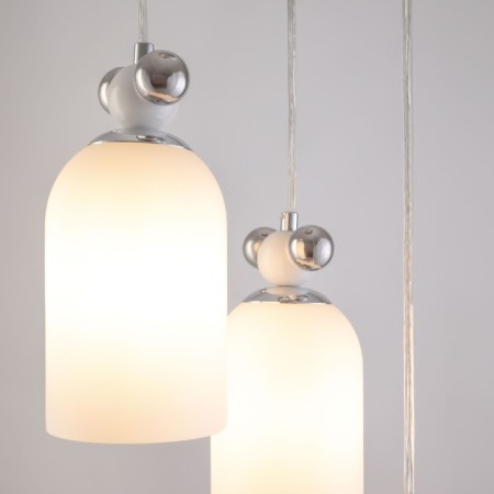 Suspended lamp Freya Fr5365PL-03CH Pitch, 405x220x1650 mm, E14, 3x40W, chromium color-9
