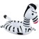 Zebra sailing raft, 85 x 55 cm, color mix