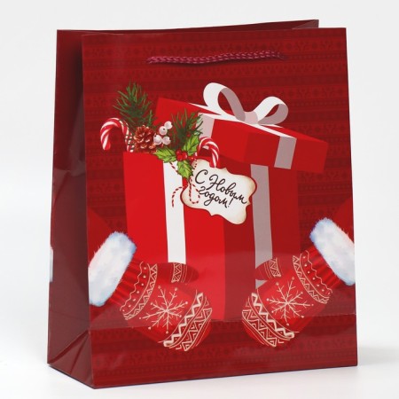 Laminated vertical “warmth and comfort”, ml 21 x 25 x 8 cm, new year-2