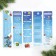 New Year. Bookmarks for books Cardboard 5 pcs "On New Year, only forward"