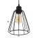 Bayerlux lamp "Batista" 3x40W E27 Black 37x37x90cm