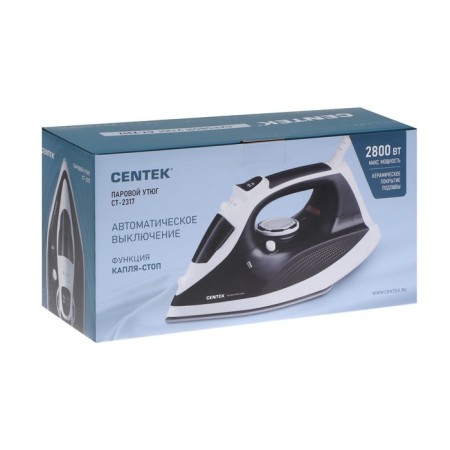 Utable Centek CT-2317, 2800 W, ceramic soles, 300 ml, white-black-8