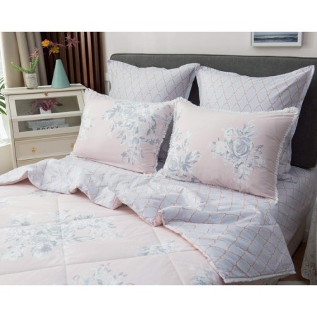 A set with a blanket "Bernadett No. 49", size 150x210 cm, 180x230 cm, 50x70 cm - 2 pcs-1