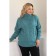 Female jumper, size 52, turquoise color