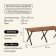 Maclay camping table, folding, 120x60x45 cm