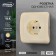 Single Luazon Lighting "Orion", 16 a, hidden, with salary, beige