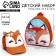 Children's set "Fox", backpack 21x25 cm, cap rr. 52-54 cm