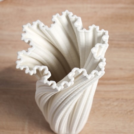 VAZA Ceramics Table "Alaz" Vitka, 24x15 cm, white-1