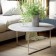 Journal table "Majore", 800 × 800 × 390 mm, MDF, color gray marble