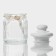 Glass Bank for bulk products with a ceramic lid of the jam, 250 ml, 8 × 13 cm