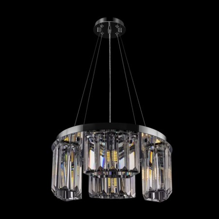 Suspension lamp Maytoni Mod083PL-04CH, G9, 4x40 W, 400x400x980 mm, Chrome-3